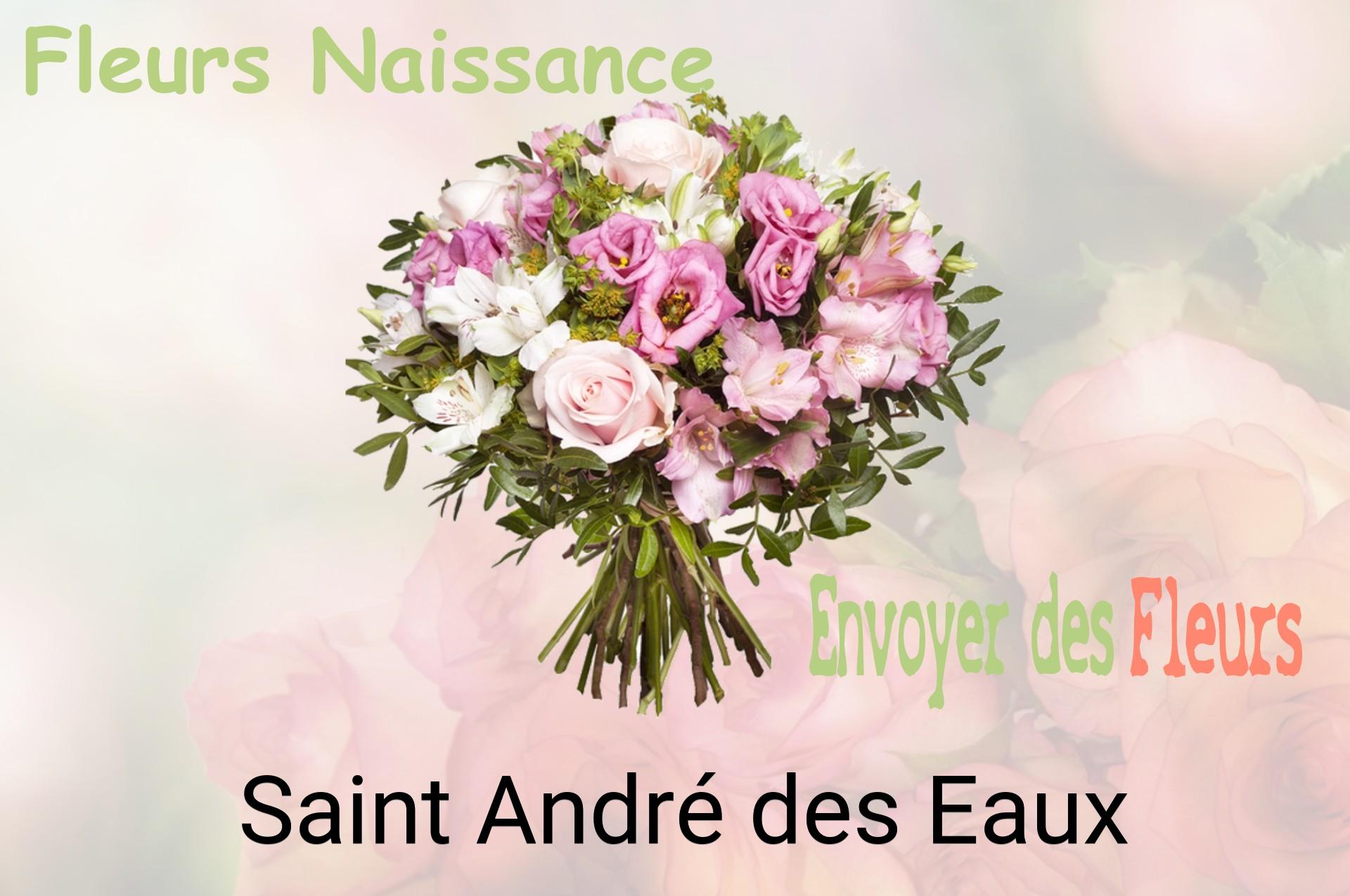 Bouquet de fleurs de naissance livré à Saint-André-des-Eaux