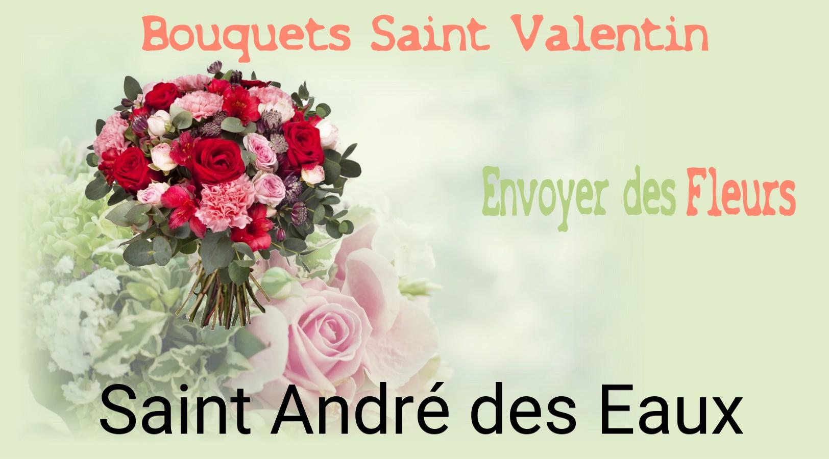 Roses de Saint-Valentin livrées à Saint-André-des-Eaux